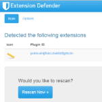 Extension Defender
