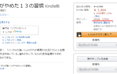 Amazonでの購入額と還元ポイント